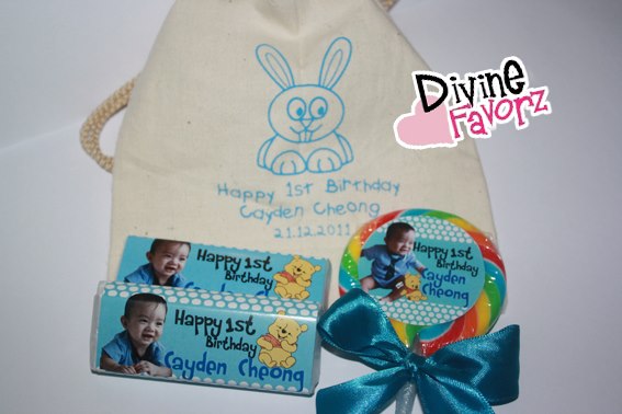 Personalized Sack with Goodies - Click Image to Close