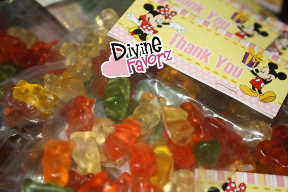 Gummy Bears with Bag Topper - Click Image to Close
