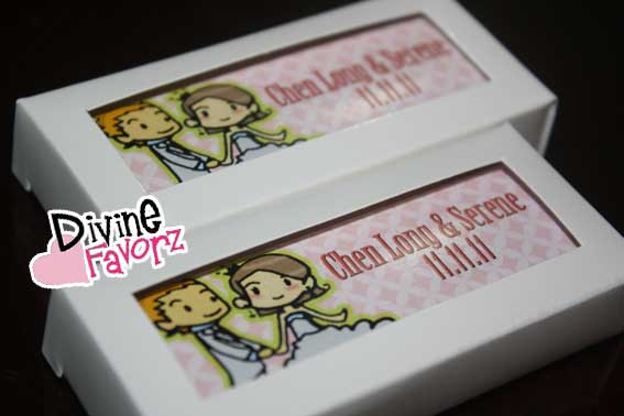 Personalized 2F Kit Kats in box for Wedding - Click Image to Close