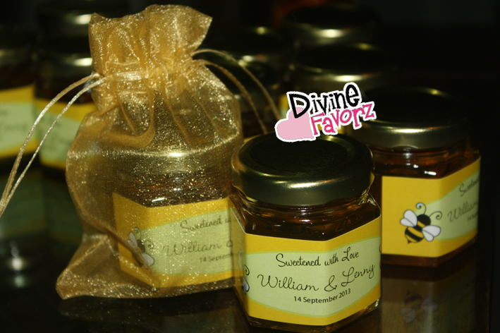 45ml honey with organza bag - Click Image to Close