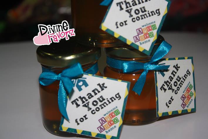 45ml honey round jars with tags only - Click Image to Close