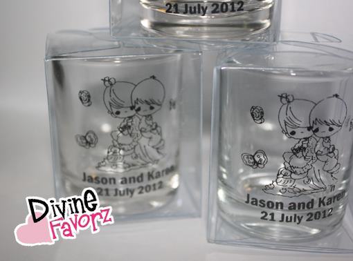 Straight Personalized Mini Shot Glass with Box Only - Click Image to Close